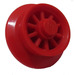 LEGO Red Train Wheel with Spokes with Metal Pin for Motor