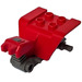 LEGO Red Tricycle Body with Dark Gray Chassis (76040)