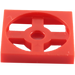 LEGO Rood Turntable 2 x 2 Plaat Basis (3680)