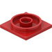 LEGO Red Turntable 4 x 4 Square Base (3403)