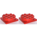 LEGO Red Turntables, 4 x 4 Set 1207