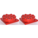 LEGO Red Turntables, 4 x 4 1207