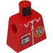 LEGO Rojo TV Chopper Piloto Torso sin brazos (973)