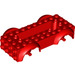 LEGO Rood Voertuig Basis met Same Color Wiel Holders (11650 / 12622)