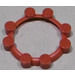 LEGO Red Watch Bezel, Round, 8 Studs