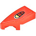 LEGO Rojo Cuña 1 x 2 Izquierda con Austin Mini Frontlight Izquierda Pegatina (29120)