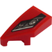 LEGO Rood Wig 1 x 2 Links met Frontlight Links Sticker (29120)