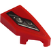 LEGO Rood Wig 1 x 2 Rechtsaf met Frontlight Rechtsaf Sticker (29119)