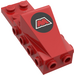 LEGO Red Wedge 2 x 3 with Brick 2 x 4 Side Studs and Plate 2 x 2 with MTron Logo (2336)