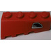 LEGO Red Wedge 2 x 4 Sloped Right with Exhaust (Right) Sticker (43720)