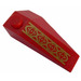 LEGO Red Wedge 2 x 4 Triple Left with Gold Pattern Sticker (43710)