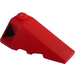 LEGO Red Wedge 2 x 4 Triple Right with Black Triangle Sticker (43711)