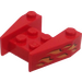 LEGO rouge Coin 3 x 4 avec Extreme Team Flames Autocollant sans encoches pour tenons (2399)
