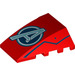 LEGO rot Keil 4 x 4 Verdreifachen Gebogen ohne Bolzen mit Avengers Logo ein (47753 / 68107)