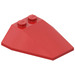 LEGO Red Wedge 4 x 4 Triple without Stud Notches (6069)