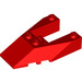 LEGO Red Wedge 6 x 4 Cutout with Stud Notches (6153)