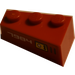LEGO rouge Coin Brique 3 x 2 La gauche avec 7984 et Petit Control Panneau (La gauche) Autocollant (6565)