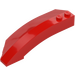 LEGO Rood Wig Gebogen 3 x 8 x 2 Rechts (41749 / 42019)