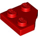 LEGO rouge Coin assiette 2 x 2 Cut Coin (26601)