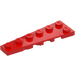 LEGO Red Wedge Plate 2 x 6 Left (78443)