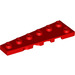LEGO rouge Coin assiette 2 x 6 La gauche (78443)