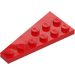 LEGO Red Wedge Plate 3 x 6 Wing Right (54383)