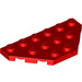 LEGO rot Keil Platte 3 x 6 mit 45º Ecken (2419 / 43127)