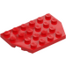 LEGO Red Wedge Plate 4 x 6 without Corners (32059 / 88165)