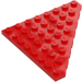 LEGO Red Wedge Plate 8 x 8 Corner (30504)