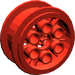 LEGO Red Wheel Rim Ø20 x 30 (6582)