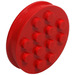 LEGO Red Wheel Rim 8 x 35 with 12 Studs with Axle (Complete)