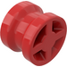 LEGO Rood Wiel Rand Ø8 x 6.4 zonder inkeping aan de zijkant (4624)