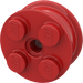 LEGO Red Wheel with Pin Hole (4259)