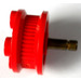 LEGO Red Wheel with Studs and Teeth (With Inner Side Supports)