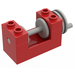 LEGO Rood Winch 2 x 4 x 2 met Light Grey Drum (73037)