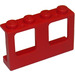 LEGO Rouge Cadre de fenêtre 1 x 4 x 2 avec des tenons pleins (4863)