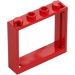 LEGO Red Window Frame 1 x 4 x 3 (60594)