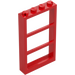 LEGO Red Window Frame 1 x 4 x 6 with Three Panes (46523 / 57894)