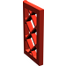LEGO rouge Fenêtre Pane 1 x 2 x 3 Lattice (Non renforcé) (2529 / 60607)