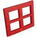 LEGO Rood Venster Pane 2 x 4 x 3  (4133)