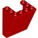 LEGO rouge Pare-brise 3 x 4 x 4 Inversé avec bords supérieurs arrondis (35306 / 72475)