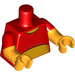 LEGO Red Winnie the Pooh Minifig Torso (973 / 16360)