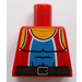 LEGO Red Wondrous Weightlifter Torso without Arms (973)