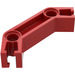 LEGO Rood Znap Balk Angle 2 Gaten (32242)