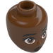 LEGO Reddish Brown Alycia Minidoll Head (92198 / 105822)