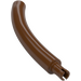 LEGO Reddish Brown Animal Tail Middle Section with Technic Pin (40378 / 51274)