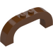 LEGO Reddish Brown Arch 1 x 6 x 2 with Curved Top (6183 / 24434)