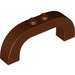 LEGO Reddish Brown Arch 1 x 6 x 2 with Curved Top (6183 / 24434)