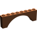 LEGO Brun rougeâtre Arche
 1 x 8 x 2 Dessus épais et dessous renforcé (3308)