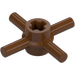 LEGO Reddish Brown Axle Connector Hub with 4 Bars Reinforced (68888)